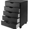 Winsome Halifax 5-Drawer Storage Cabinet, Black (20519)