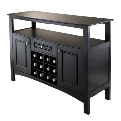 Winsome® Jasper 32.13" Wood Storage Buffet, Black