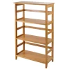 Winsome Solid/Composite Wood 3-Tier Studio Bookshelf, Honey (99342)