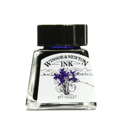 Winsor and Newton Drawing Inks violet 14 ml 688 [Pack of 4]