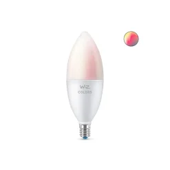 WiZ 40W Equivalent E12 LED Smart Bulb, White (603522)