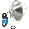 Woods 0166 10-1/2-Inch Brooder Lamp with Heavy-Duty Clamp, Porcelain Socket, 6-Foot Cord