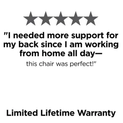 Workplace2.0™ 500 Series Vinyl and Mesh Task Chair, Black (51974)