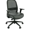 Workplace2.0 Health™ Bedford Polyurethane/Nylon Task Chair, Black (WP62574)