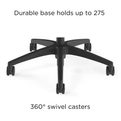 Workplace2.0 Lawton Ergonomic Mesh Swivel Task Chair, Black (UN62655)