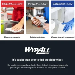 WypAll CriticalClean WetTask Disinfecting Wipes, Wipes/Container, 540/Carton (6471)