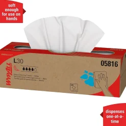 WypAll GeneralClean L30 Cellulose Cleaning Wipers, 16.4