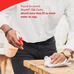 WypAll GeneralClean X60 Cleaning Cloths, 12.5