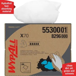 WypAll PowerClean X70 Cloths, 11.1