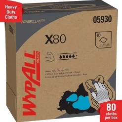 WypAll PowerClean X80 Cloths, 8.34