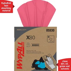 WypAll PowerClean X80 Cloths, 8.34