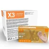 X3 Powder Free Vinyl Gloves, Latex Free, Clear, Large, 100/Box, 10 Boxes/Carton (GPX346100-CC)