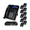 XBLUE X16 Plus 6-Line Corded Conference Telephone System Bundle, Black (X16plus-XD10-4x11)