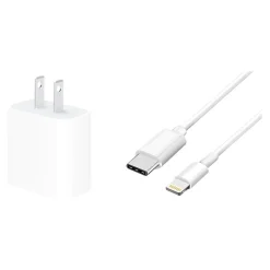 4XEM Lightning Charging Kit/Bundle for iPhone/iPad/iPod Touch, White (4XIPHN12KIT6)