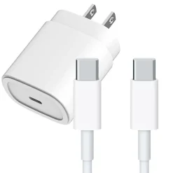 4XEM USB-C Charging Kit for iPhone 15 Pro and iPhone 15 Pro Max, White (4XIPHNPROKIT6)