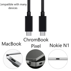 4XEM USB-C Charging Kit/Bundle for Smartphones and USB-C Compatible Devices, Black (4X25WCHARGEKIT6B)