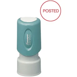 Xstamper Pre-inked Stamps, "POSTED", Red Ink (036002)