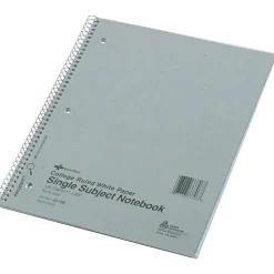 Xtreme Kolor Kraft 1-Subject Notebooks, 8.875" x 11", College Ruled, 100 Sheets, Each (33706)