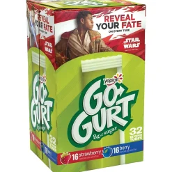 Yoplait Yogurt Go-Gurt Stawberry and Berry Yogurt, 32/Pack (902-00002)