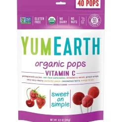 YumEarth Organic Lollipops, Assorted Flavors, 8.5 oz., (270-00024)