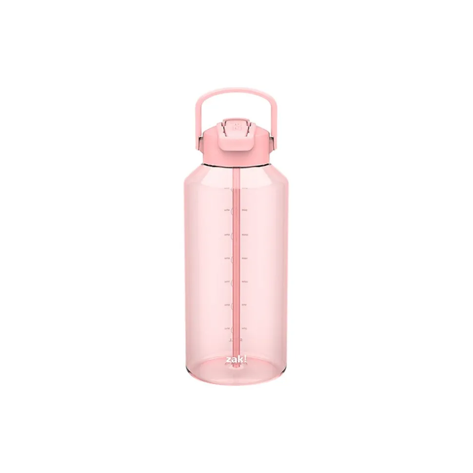 Zak! Liberty Plastic Water Bottle, 64 oz., Coral (2546-X270)
