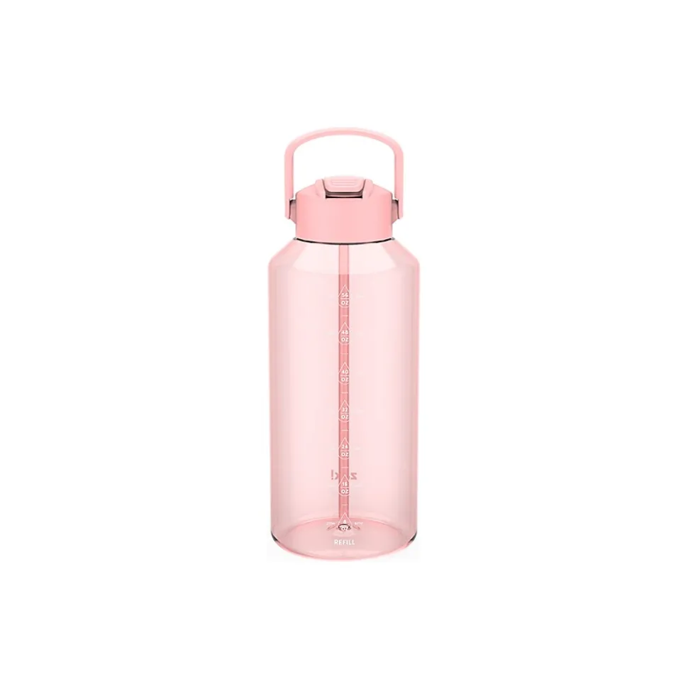 Zak! Liberty Plastic Water Bottle, 64 oz., Coral (2546-X270)