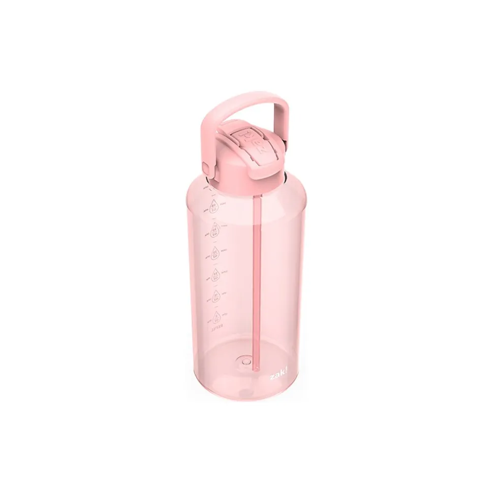 Zak! Liberty Plastic Water Bottle, 64 oz., Coral (2546-X270)