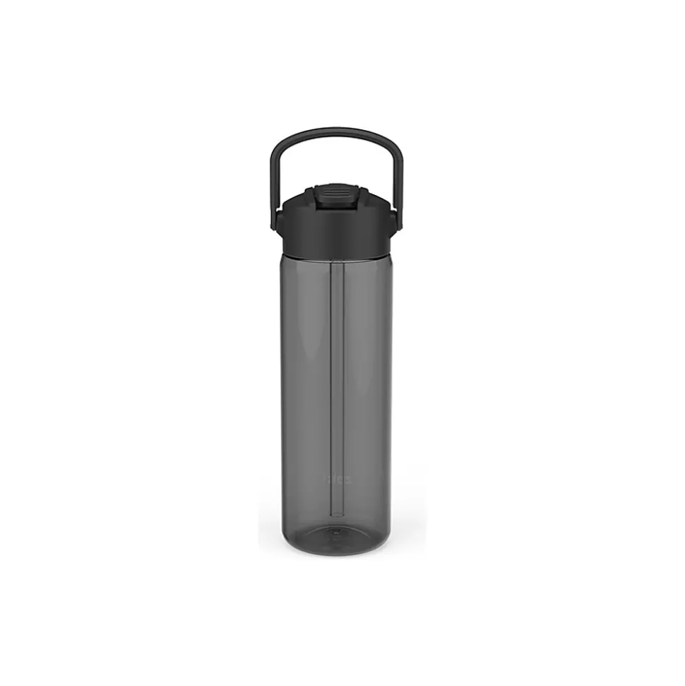Zak! Liberty Plastic Water Bottle, 24 oz., Ebony (0015-X280)