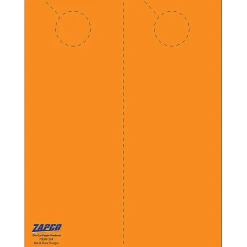 Zapco® 4 1/4" x 11" 65 lbs. Digital Timberline Cover Door Hanger, Hunter's Orange, 250/Pack (204-250ECOH42B)
