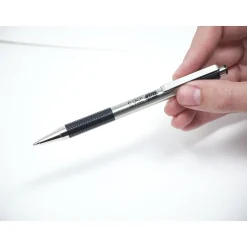 Zebra F-301 Retractable Ballpoint Pen, Fine Point, 0.7mm, Black Ink, 2 Pack (27112)