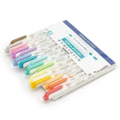 Zebra Mildliner Twin Tip Highlighters, Bullet/Chisel Tip, Assorted, 15/Pack (78115)