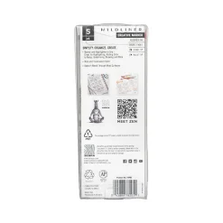 Zebra Mildliner Twin Tip Highlighters, Bullet/Chisel Tip, Gentle Assorted, 5/Pack (78705)