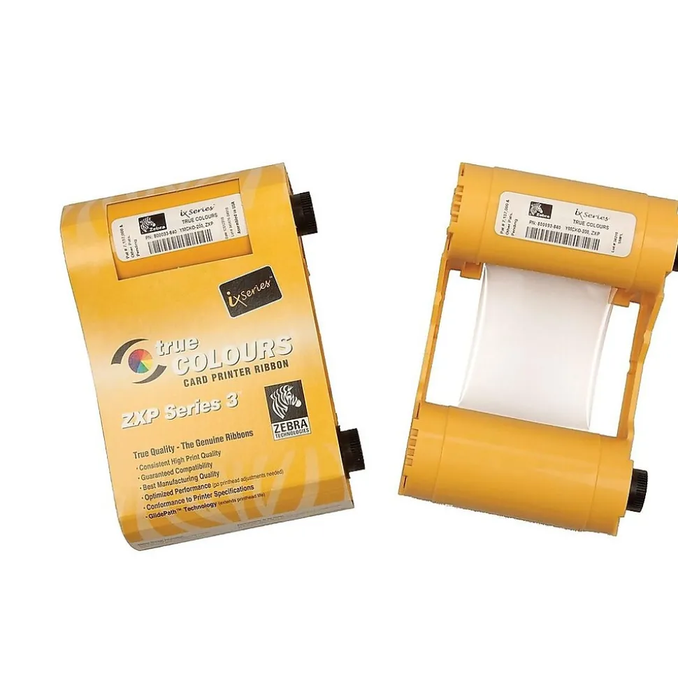 Zebra Multicolor Dye Sublimation Printer Ribbon, Each (800033-840)