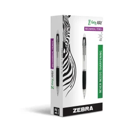 Zebra Pen Z-Grip Max Mechanical Pencil, Black Dozen (52610)