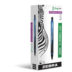Zebra Pen Z-Grip Plus Mechanical Pencils, 0.7mm, Dozen (ZEB 55420)