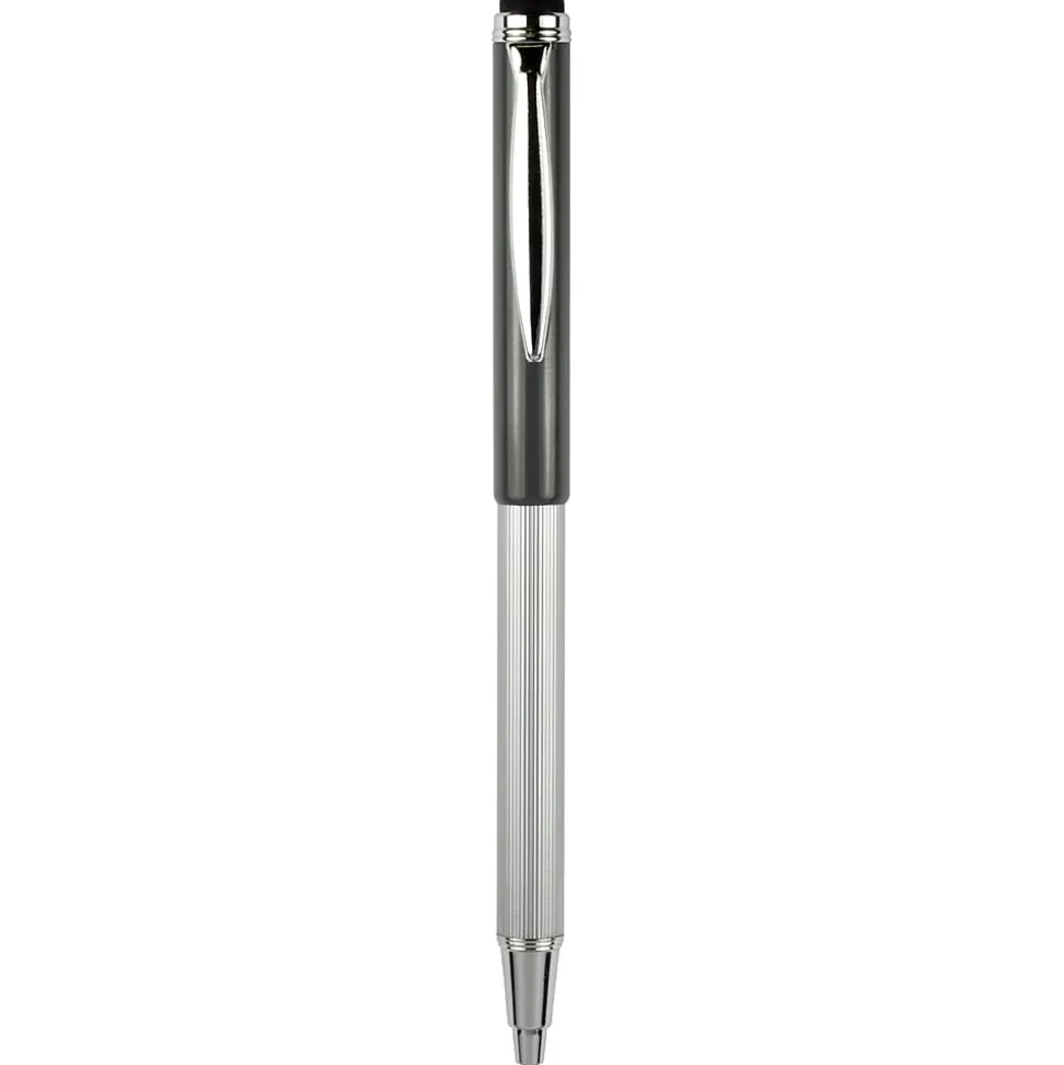 Zebra Retractable Ballpoint Pen, Medium Point, 1.0mm, Black Ink, 2 Pack (33602)