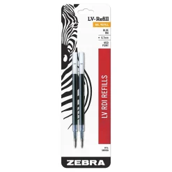 Zebra Sarasa Dry Gel-Ink Pen Refill, Medium Point, Blue Ink, 2 Pack (87022)
