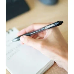 Zebra Z-Grip Retractable Ballpoint Pen, Medium Point, 1.0mm, Black Ink, Dozen (22210)