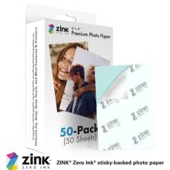 Zink 2" x 3" Premium Glossy Instant Photo Paper 50 Pack Compatible with Polaroid Snap, Snap Touch & More