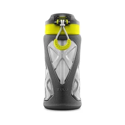 Zulu Torque Tritan Kids' Water Bottle, 16 oz., Gray/Green (238-0362-436-6)
