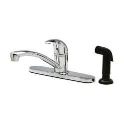 Zurn AquaSpec Temp-Gard Single Control Kitchen Faucet with Ceramic Disc Cartridge (Z7870C-XL)